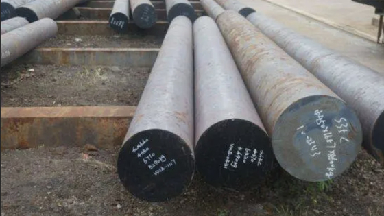 Barra redonda de acero estructural del carbono laminado en caliente Q195